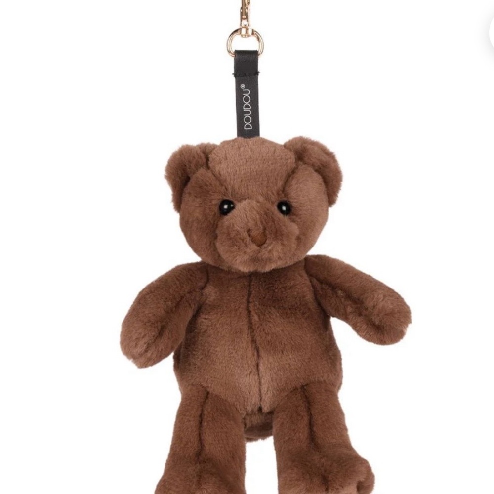 Brown Plush Bear Keychain
